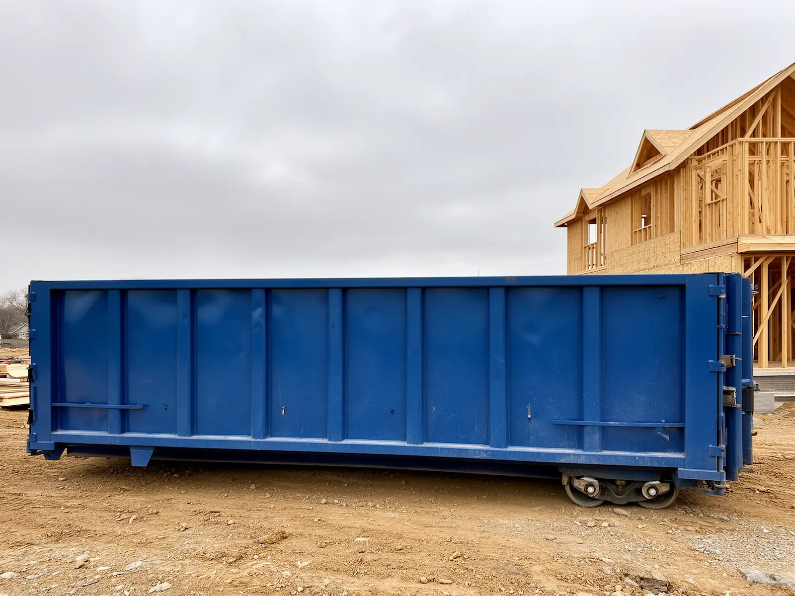 Roll-off dumpster from Round Spring Dumpster Rental in Gastonia, NC